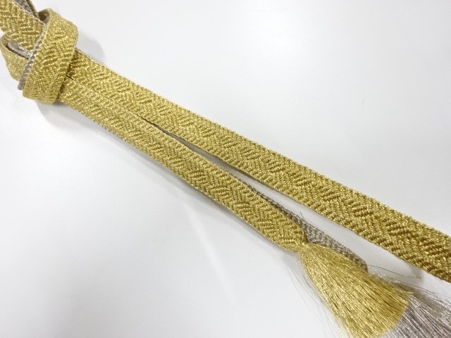 JAPANESE KIMONO / HAND-TIED OBIJIME